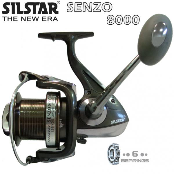 Silstar Senso 8000 Long-Casting Reel - Oz Fin Chasers - Long-casting Reel -  5+1 Bearings 