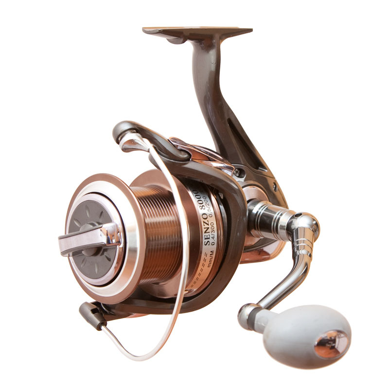 silstar senzo carp 8000 - oz fin chasers - fishing reel