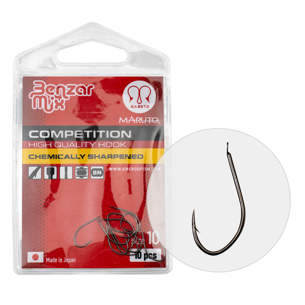 Benzar Competition Hook, Size 8, 10, 12, 16 - Oz Fin Chasers