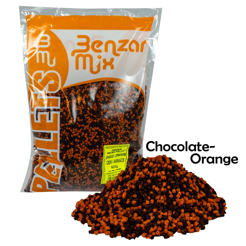 Benzar Feeder Micro Pellet 800g - Chocolate-Orange - Oz Fin Chasers