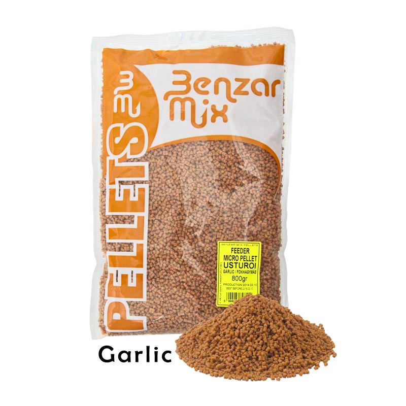 Benzar Feeder Micro Pellet 800g - Garlic - Oz Fin Chasers