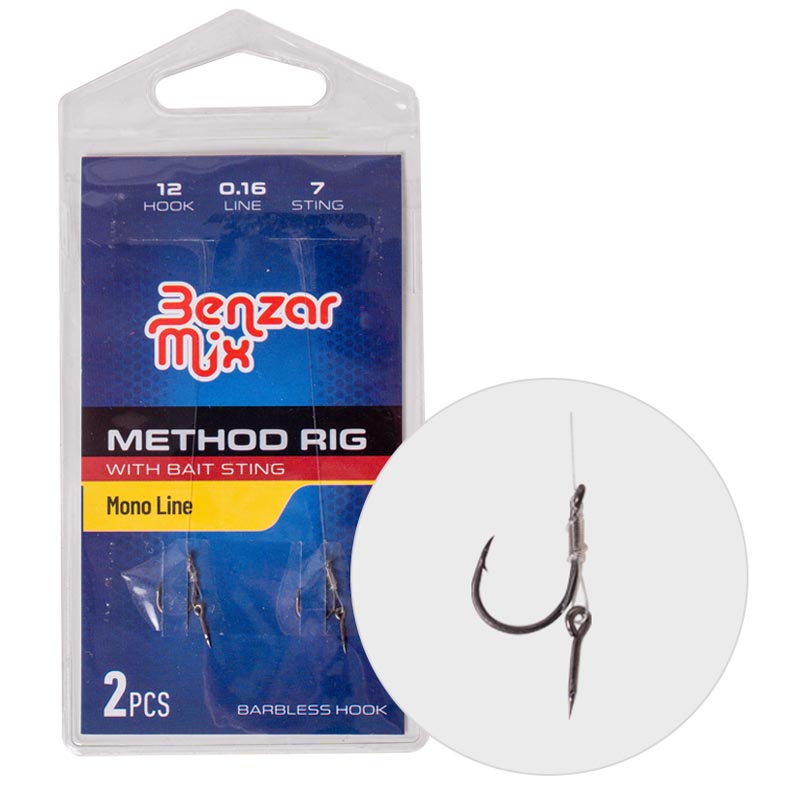 Benzar Method Knitted Hook On Monofil Line - Oz Fin Chasers