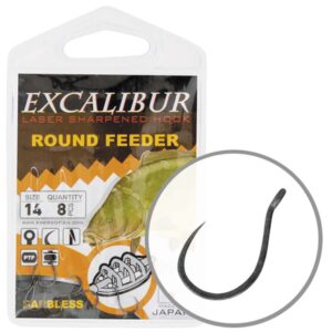 Energo Excalibur Round Feeder Hook, Barbless - Oz Fin Chasers - carp fishing