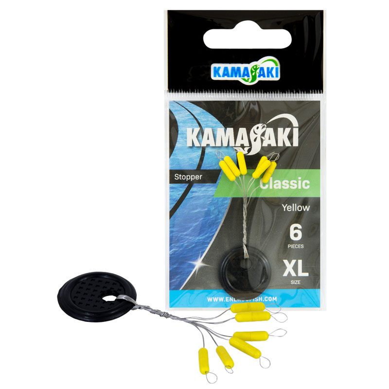 Kamasaki Classic Stopper - Long - Yellow - Oz Fin Chasers Kamasaki Classic Stopper - Long - Yellow - Oz Fin Chasers
